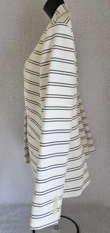 Talbots Womens Blazer Jacket Coat Size 10P 10 Petite Long Sleeve V Neck - Image 4 of 4