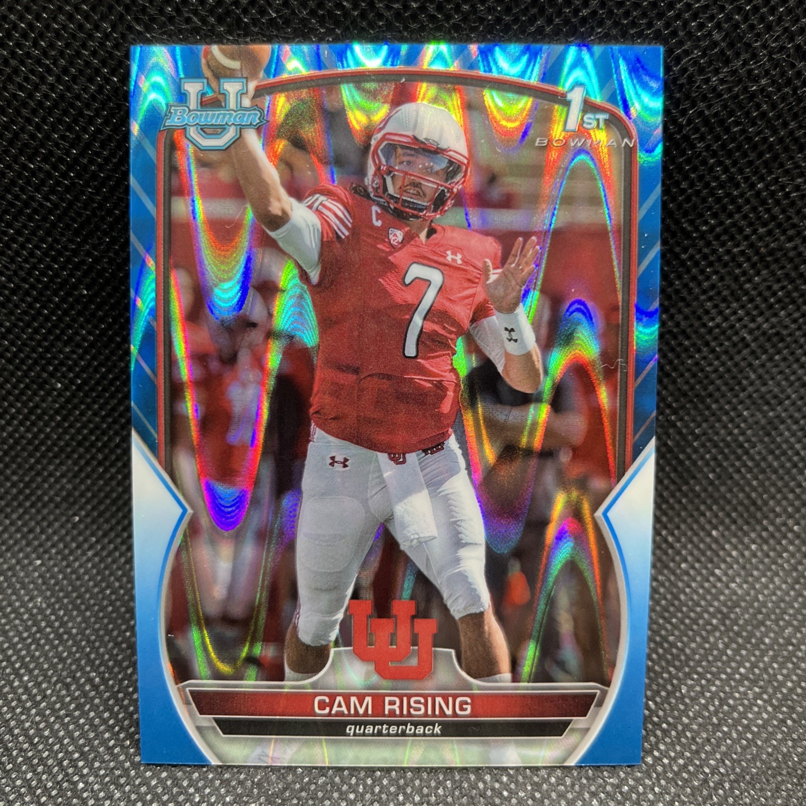 2022 Bowman Chrome University Cam Rising #76 1st Chrome Blue Refractor /199!