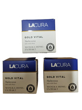 Lacura Gold Vital Nachtcreme mit Manuka Honig-Extrakt  3 x 50 ml