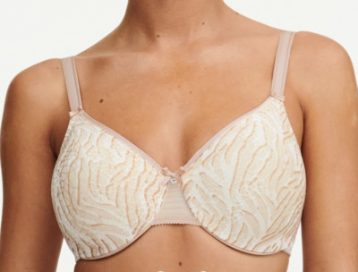 Chantelle C Magnifique Seamless Unlined Minimizer Bra 32D / EU 70D 1891 desert