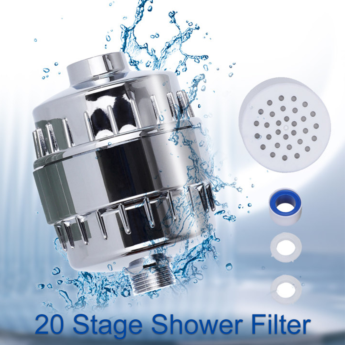 Shower Filter 20 Stage - HHigh Output Shower Head Filter，Remove Heavy Metal