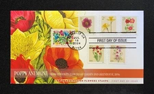2024 Low Denom. Flowers Stamp Booklet Combo FDC - Ciccolella Cachets