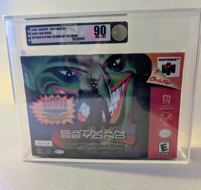 Batman Beyond: Return of the Joker N64, VGA Rating Near Mint+/Mint 90
