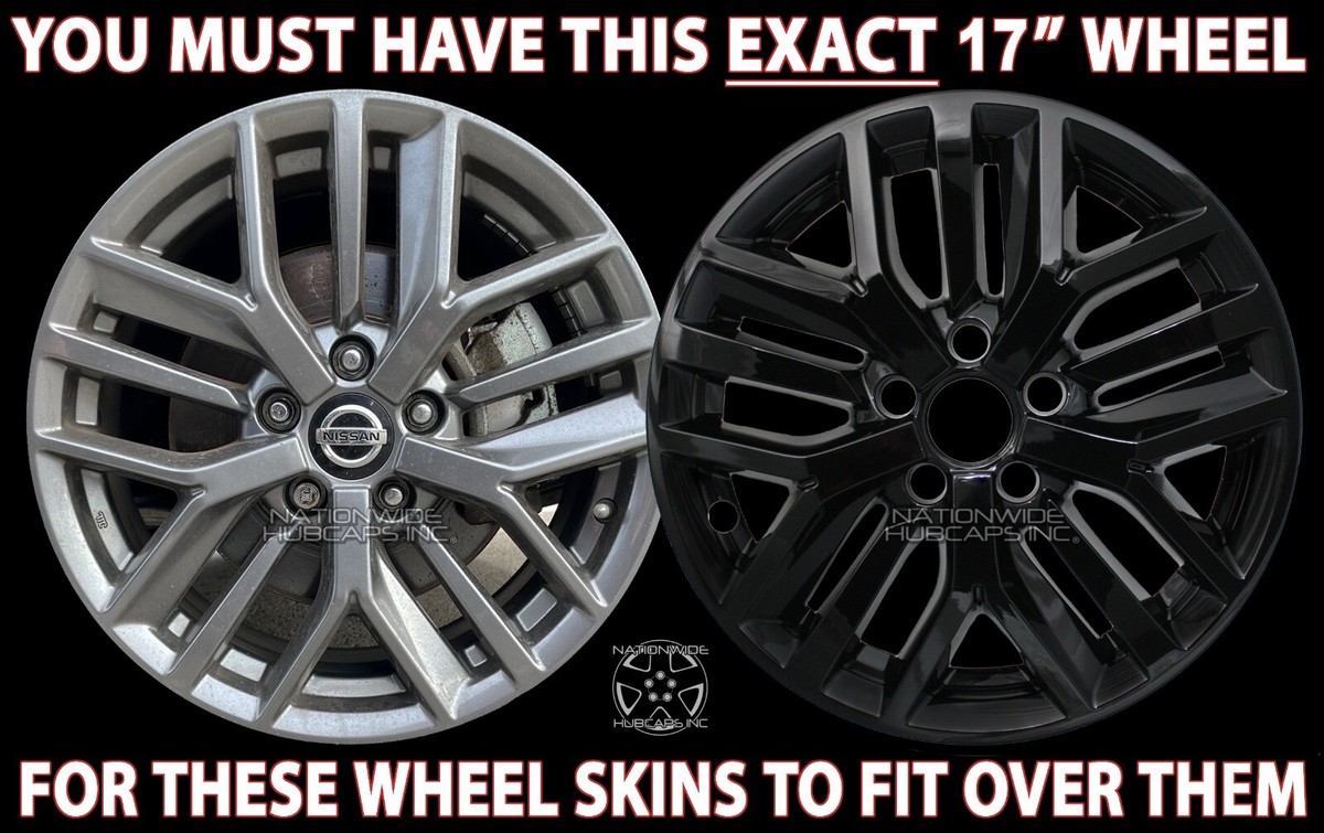 4 fits Nissan Rogue S 2021-2025 Black 17