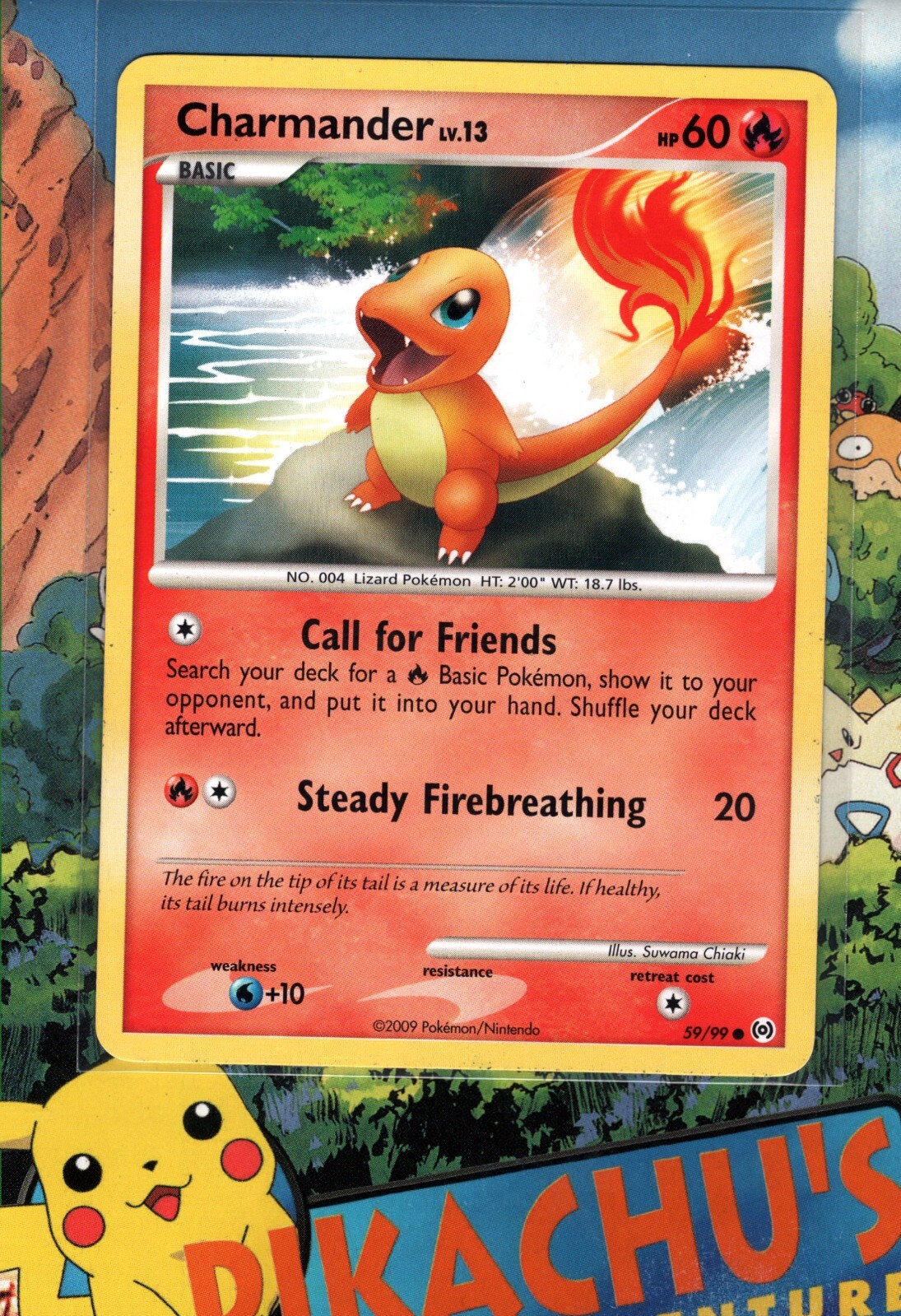 Pokémon TCG  Charmander 59/99  Platinum Arceus Non Holo Rare NM