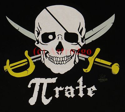 [Pi]RATE--Pirate Pi Day Math Geek Nerd Big Bang kids T shirt Youth XS, S, M, L