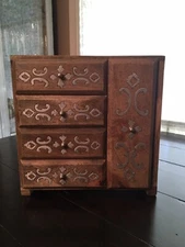 GG Collection Mango Inlay Heritage Jewelry Box - New