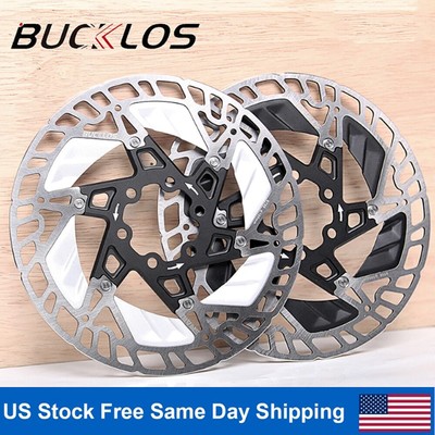 BUCKLOS 160mm 6 Bolts Brake Floating Rotors Cooling Fins MTB Cycling Disc Rotor