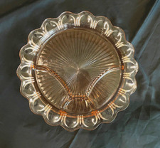 Vintage Anchor Hocking Colony Pink Glass 4 Di...