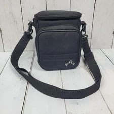 Disney Mickey Mouse Camera Case Carrier Bag Black Adjustable Strap Crossbody VTG
