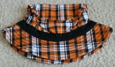 Gymboree BUCKET HAT  PERFECT condition orange  black plaid. 2T-3T