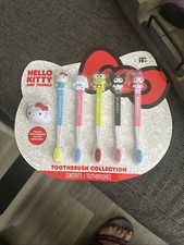 Hello Kitty and Friends Toothbrush Collection Set of 5 W/ Cover Included