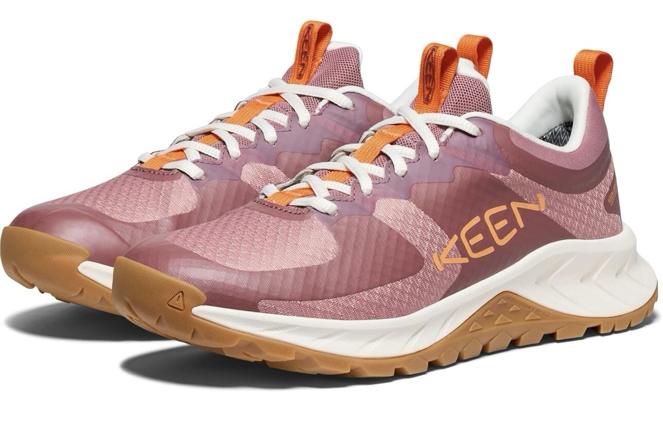 Scarpa da trekking KEEN donna taglia 5 5 Versacore impermeabile rosa marrone mandarino NUOVA