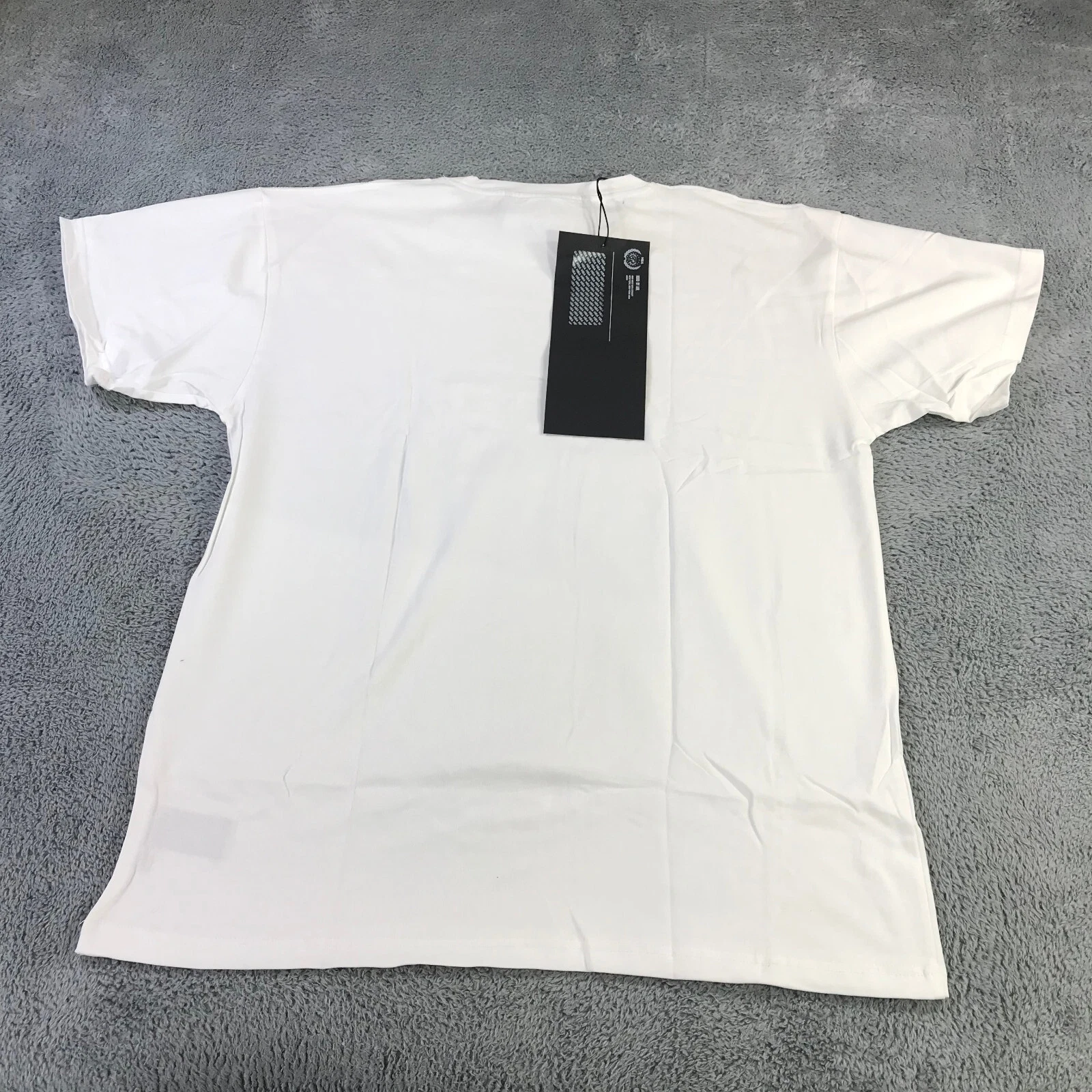 HBA (HOOD BY AIR) HBA Camicia Uomo Extra Large Bianco Spell Out Cappuccio By Air Tee Bianco Grigio