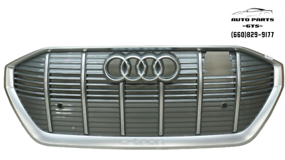 2019-2021 AUDI E-TRON QUATTRO FRONT BUMPER GRILLE GRILL W/ EMBLEM