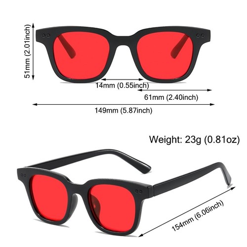 Colorful Ocean Lens Sun Glasses UV Protection Eyewear Shades for Women & Men - Picture 3 of 21