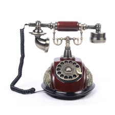 Vintage Antique Telephone Rotary Dial Phone Old Fashioned European Style Phone