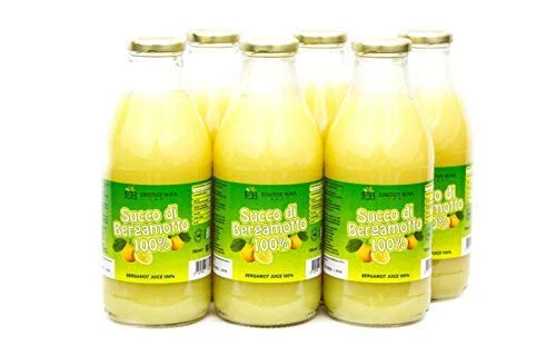 ESSENZE BOVA 1997 Succo di bergamotto puro 100% "Bova" Confezione di 6 bottiglie da 75 CL