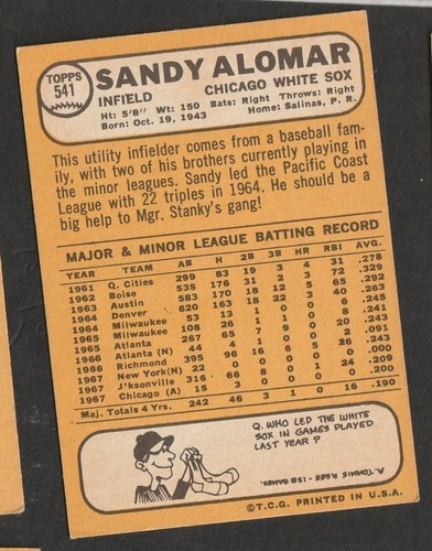 1968 Topps Baseball Cards Scegli una carta a scelta 295-660 EX X-MT 1/25 Set Break - Foto 410 di 490