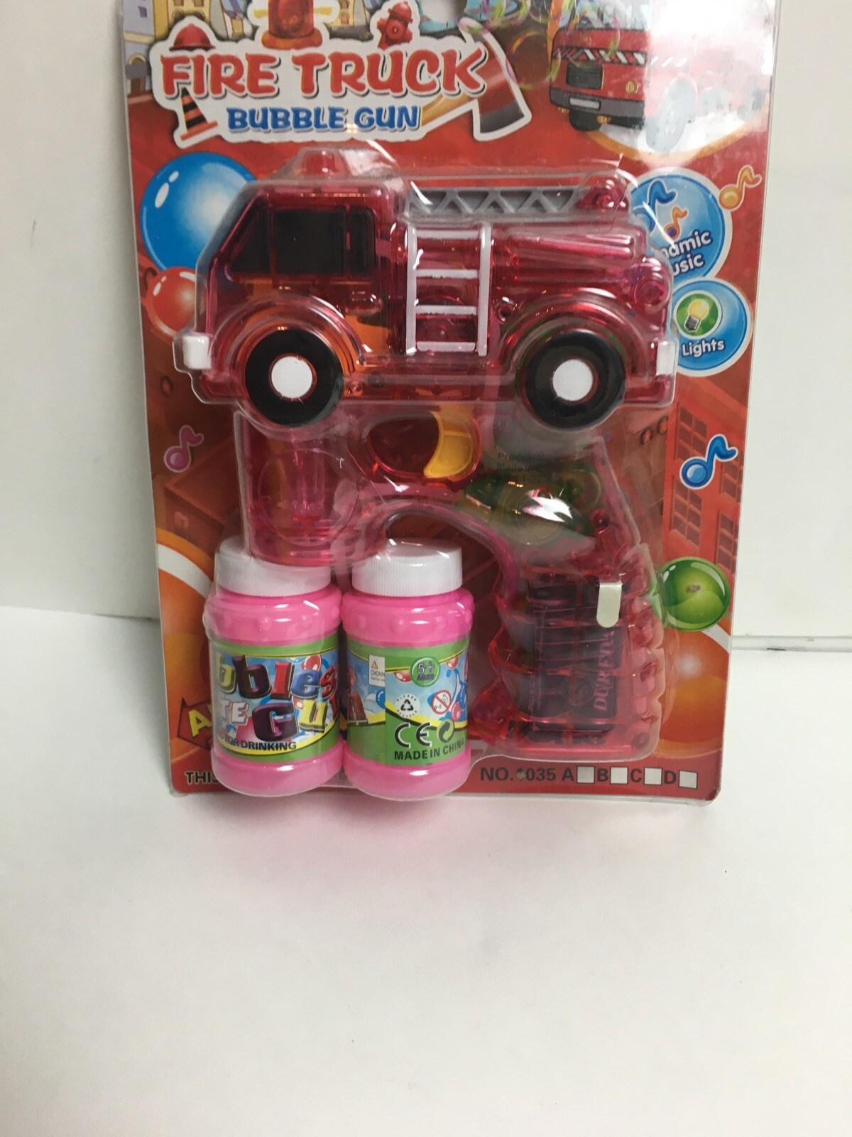 fire truck bubble gun