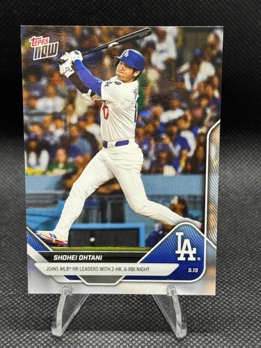 2025 TOPPS NOW MLB #184 Shohei Ohtani Multi HR 5/15 Los Angeles Dodgers IN HAND