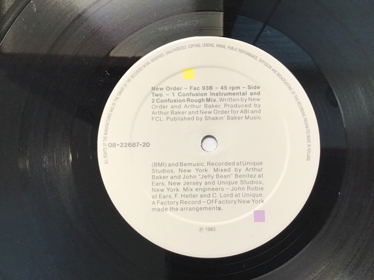 【C.O.P】Confusion LP New Order – Confusion – Vinyl (Lime Green, 7