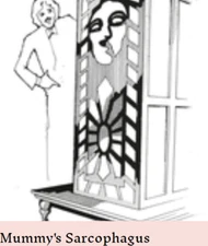 MUMMY'S SARCOPHAGUS - ILLUSION BUILDING PLANS -  OSBORNE