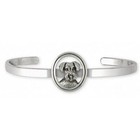 Schnauzer Bracelet Jewelry Sterling Silver Handmade Schnauzer Bracelet Sz44-Cb