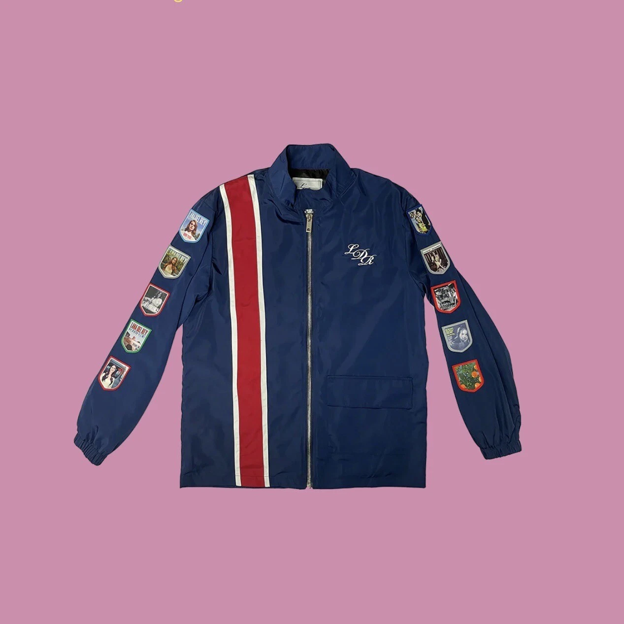 LANA DEL REY Racing Jacket With Sleeve Patches Size Medium Ships Today!
Opens in a new window or tab
