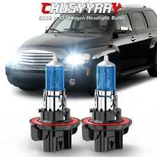 2 Bulbs H13 9008 Bright Halogen 55w Bulbs Headlights Lamps - Fast Usa Ship