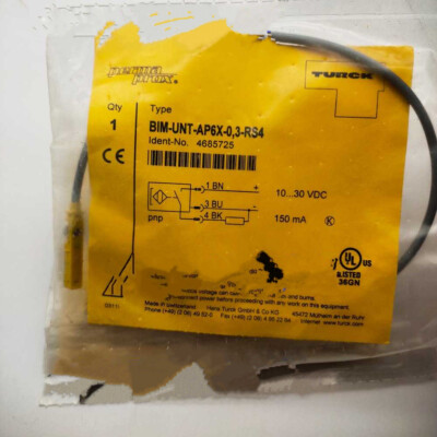 For Turck BIM-UNT-AP6X-0,3-RS4 4685725 Proximity Switch BIM-UNTAP6X03RS4 New