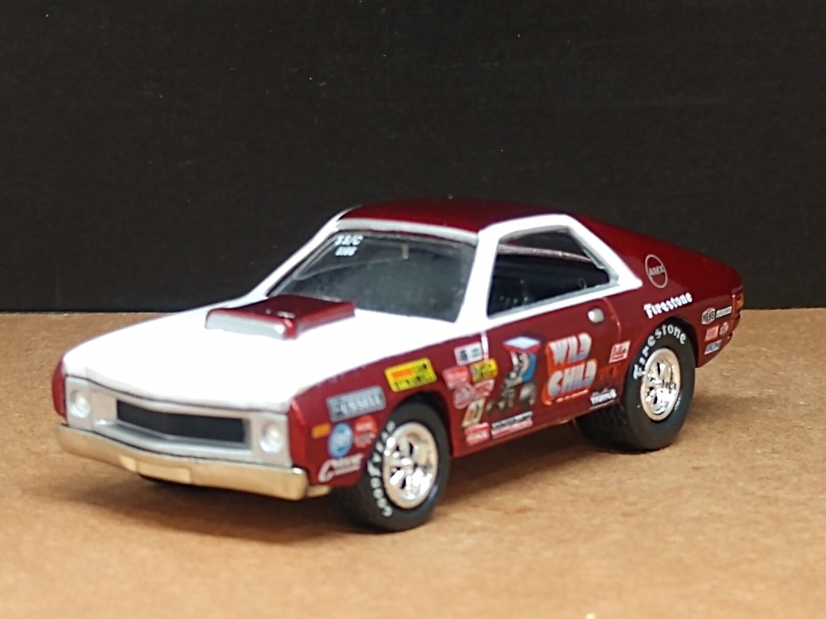 68 AMC AMX CLASSIC WILD CHILD NHRA COLLECTIBLE 1/64 LIMITED