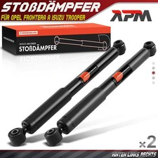 2x Stoßdämpfer Federbein Hinten Links Rechts für Opel Frontera A Isuzu Trooper