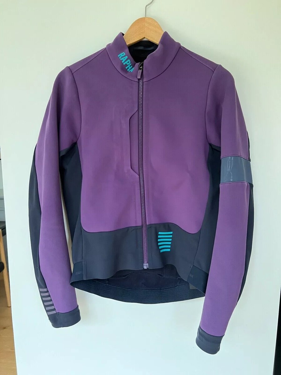 Rapha Pro Team winter Jacket パープル USED PURPLE RAPHA PRO TEAM HI VIZ WINTER CYCLING JACKET