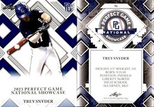 TREY SNYDER Rookie 2023 Leaf Perfect Game RC #96 BLUE PR 25
