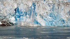 Landscape ice winter arctic Custom Gaming Mat Desk