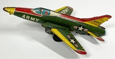 Vintage Friction Daito Army Republic F-105 Thunderchief 2730 Jet Made In Japan