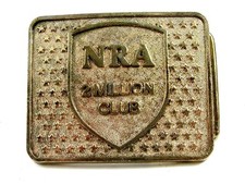NRA 2 Million Club Belt Buckle 10312013