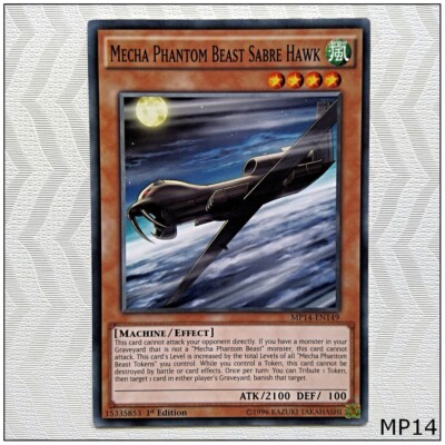 Mecha Phantom Beast Sabre Hawk - MP14-EN149 - Common 1st Edition Yugioh