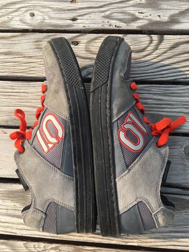 Five Ten Freerider grau rot Mountainbike Stealth Gummi Schuhe Größe 10 Herren " - Bild 14 von 19