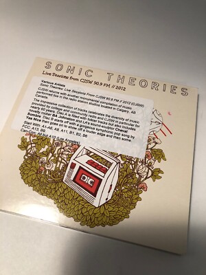 CJSW Sonic Theories Live Sessions 2012 CD Various Artists Excellent Indie Folk