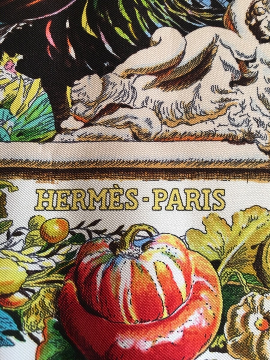 Hermes Scarf Stole Les Ameriques CLOMBVS Kermit Oliver Columbus