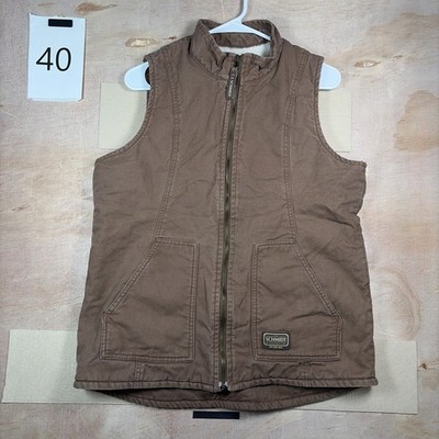 C.E. Schmidt Workwear Fit For Her Sherpa Lined Canvas Vest Womens M