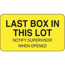 ROLL PRODUCTS 141456 Lot Label,1 In. H,1-3/4 In. W,PK1000 3VCC4