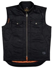 Cortech Convert Mens Textile Motorcycle Vest Black