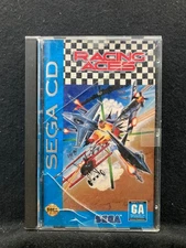Racing Aces (Sega CD, 1993) Game/Case/Manual Complete