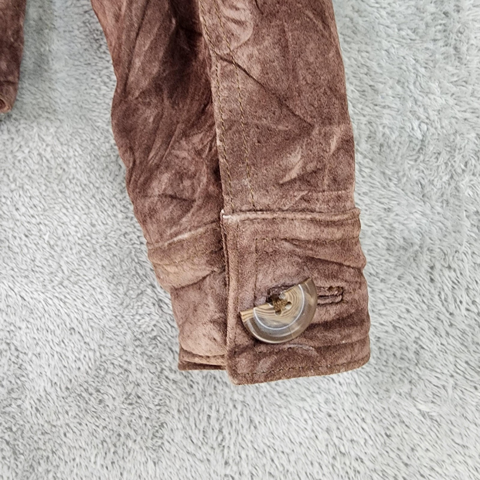 Cherokee Jacket Womens Small Brown Genuine Leathe… - image 10