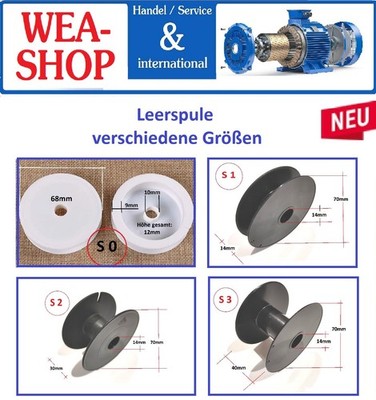 Leerspule Drahtspule Spule Leerspulen Rundspule Trommel Kunststoff