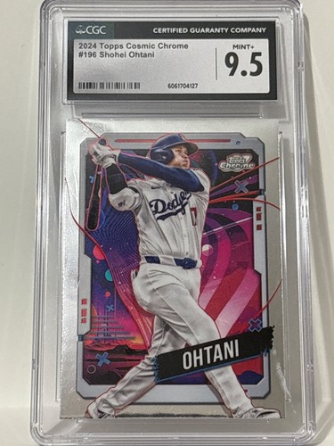 2024 Topps Cosmic Chrome Shohei Ohtani CGC 9.5 Los Angeles Dodgers