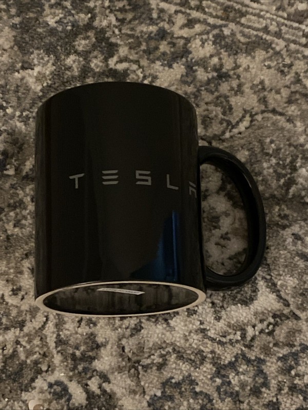 Black Tesla Mug